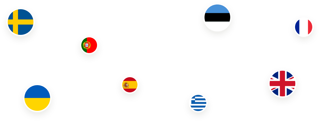 Our customers country flag